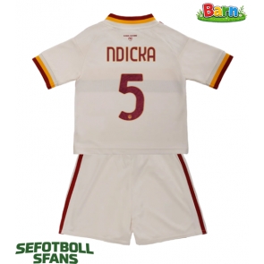 AS Roma Evan Ndicka #5 Bortaställ Barn 2026-27 Kortärmad (+ Korta byxor)